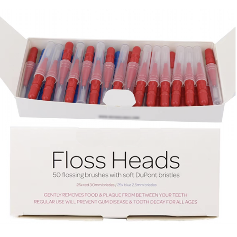 50 pieces interdental brushes with cap packed in paper box